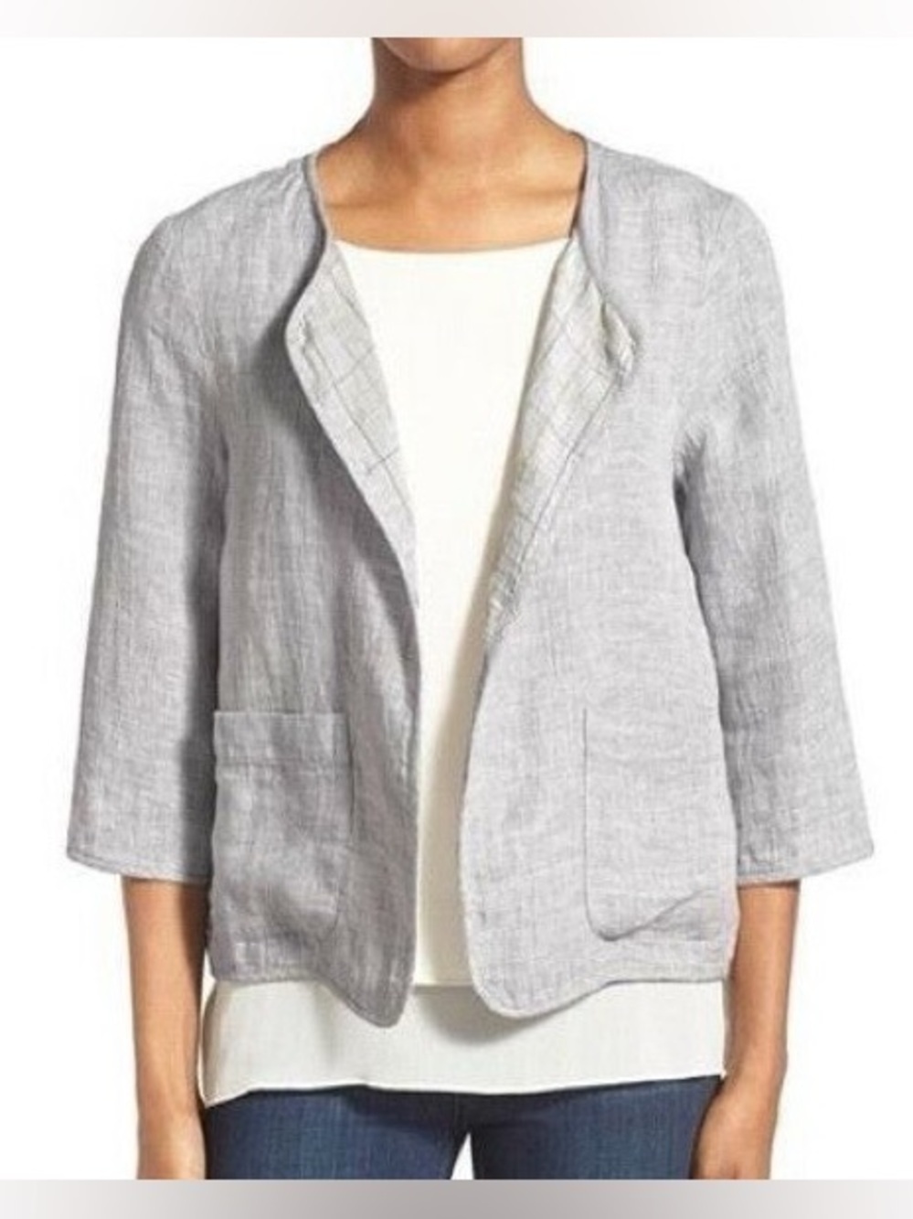 Eileen Fisher Linen Jacket
